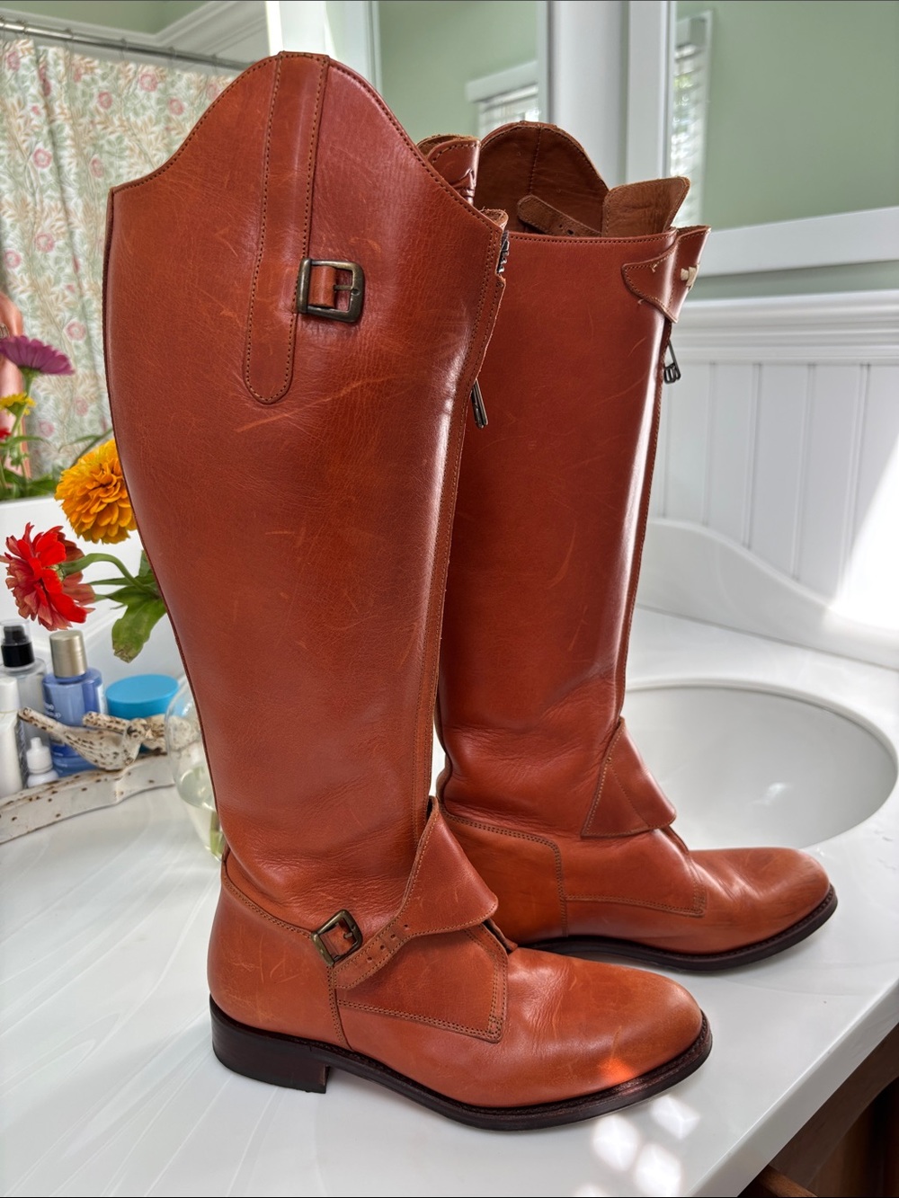 Polo boots, Argentine  leather, “Pampeano” brand, size 39